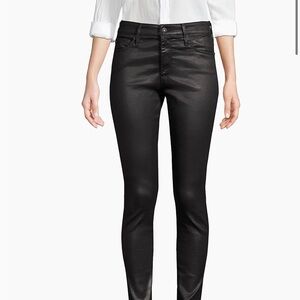 AG Women's Black leatherette Skinny Jeans